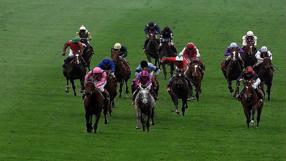Love Divine winning the Oaks at Epsom in 2000